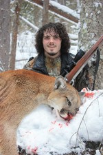 Wes and his first day lion!!